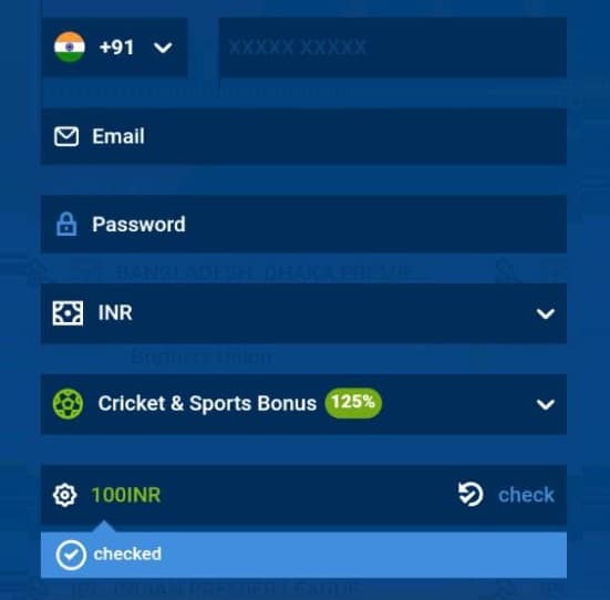 mostbet india registration