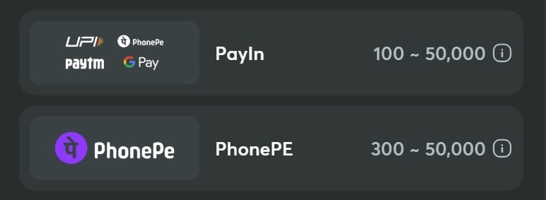 bcgame payment methods 2